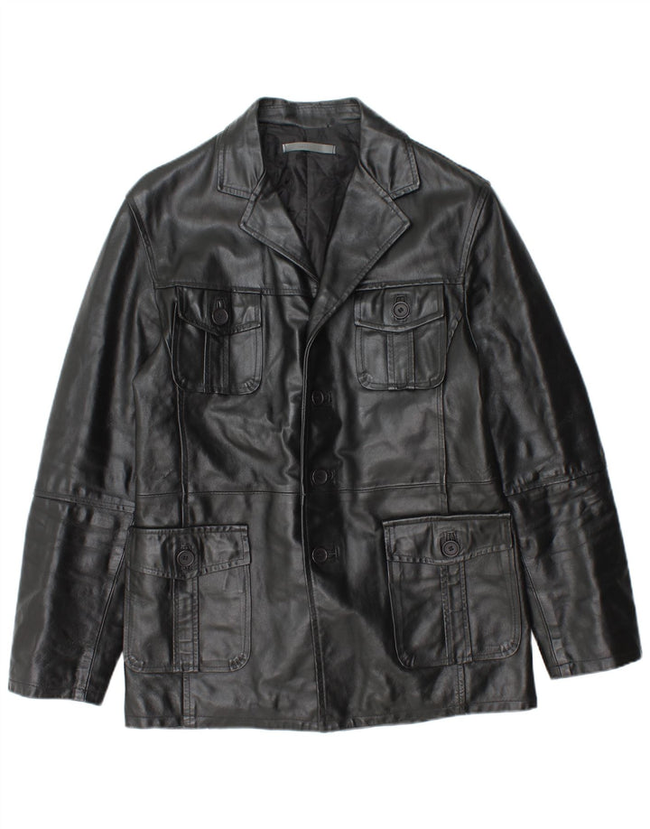 Imperial Ανδρικό Δερμάτινο Μπουφάν UK 36 Small Black Leather