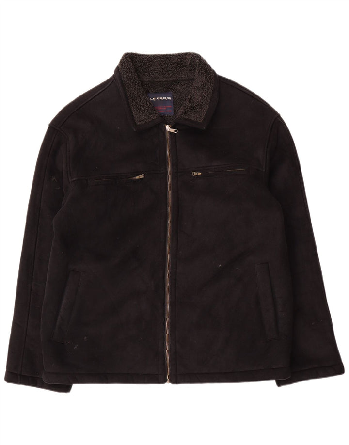 Ανδρικό τζάκετ Le Frog Utility UK 38 Medium Black Polyester