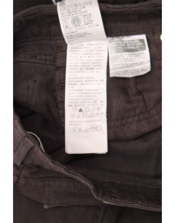 Levi's Womens 712 Slim Jeans W26 L30 Μαύρο Βαμβακερό