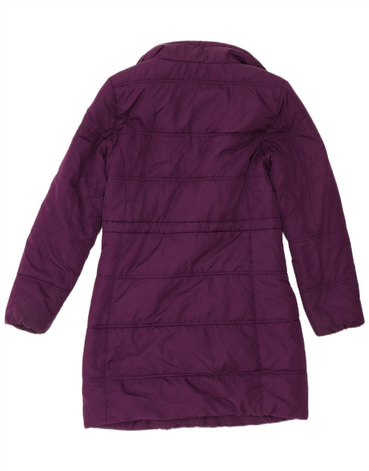 Marks & Spencer Γυναικείο παλτό UK 10 Small Purple Polyester