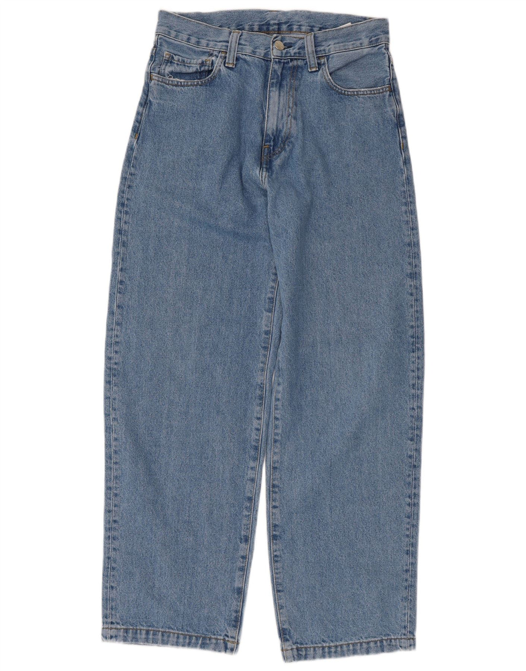 CARHARTT Γυναικείο τζιν ψηλόμεσο κωνικό W27 L28 μπλε βαμβακερό