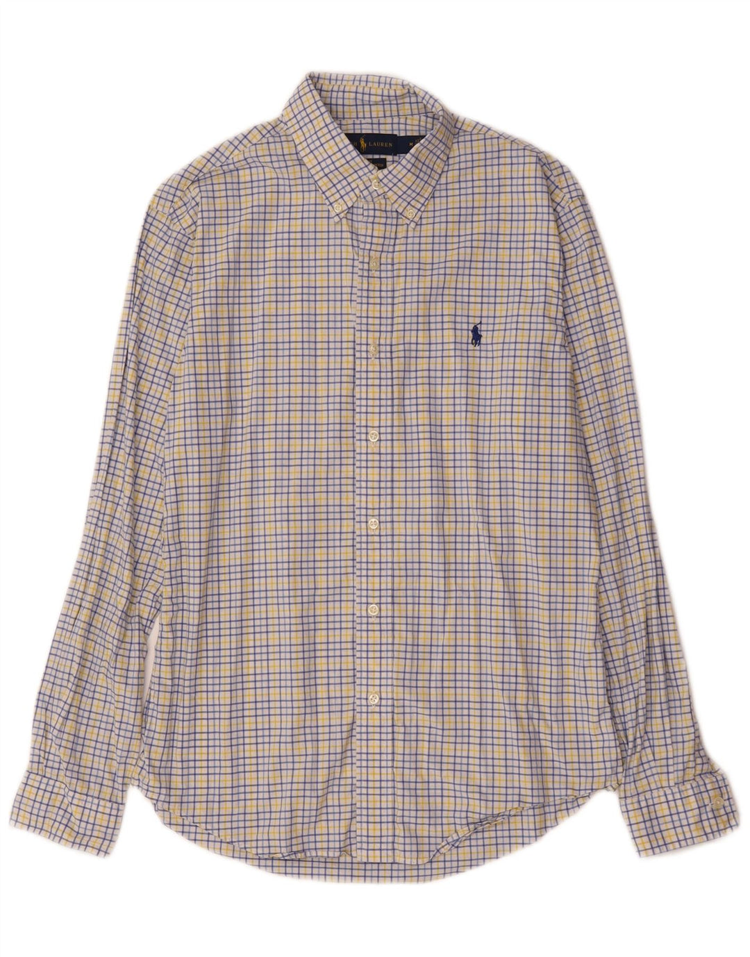 Ανδρικό πουκάμισο Ralph Lauren Slim Fit, μεσαίο λευκό βαμβακερό
