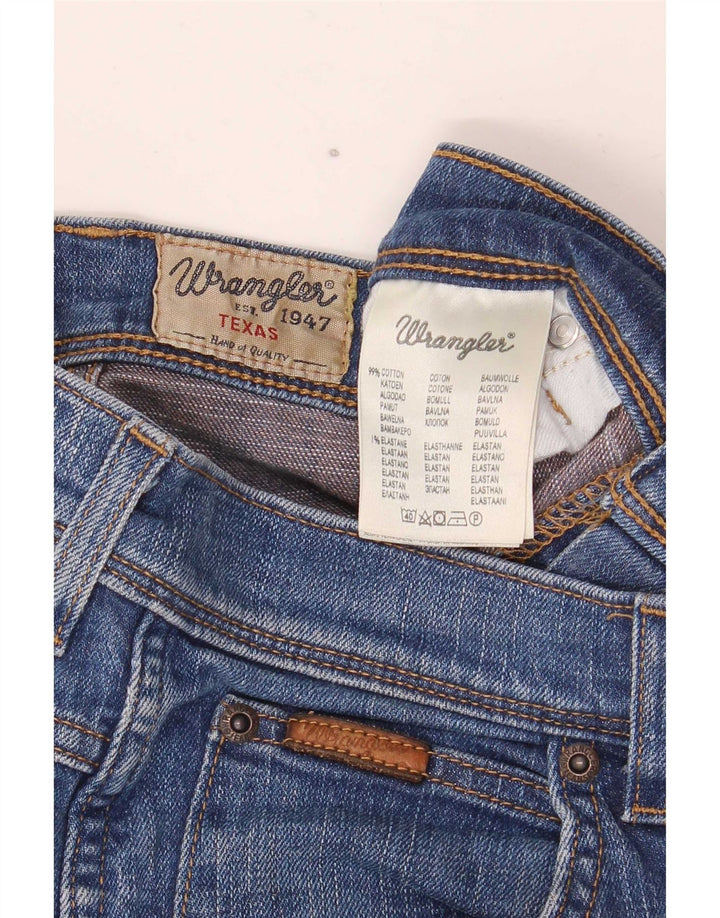Ανδρικό τζιν ίσιο Wrangler Texas Stretch W30 L32 Μπλε βαμβακερό