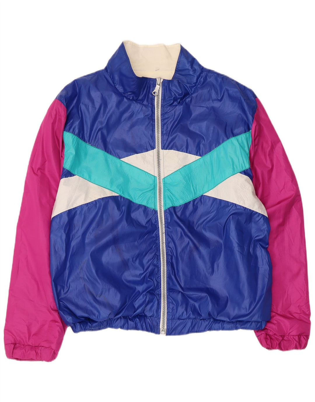 Ανδρική φόρμα Vintage γραφική φόρμα Top Jacket XL Blue Colourblock