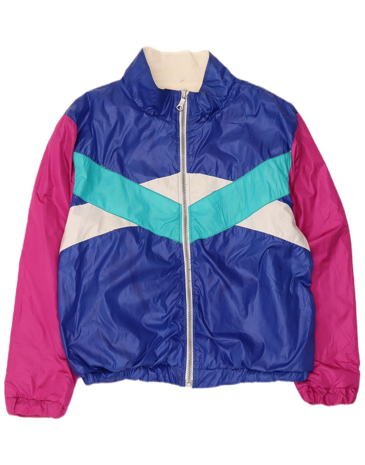 Ανδρική φόρμα Vintage γραφική φόρμα Top Jacket XL Blue Colourblock