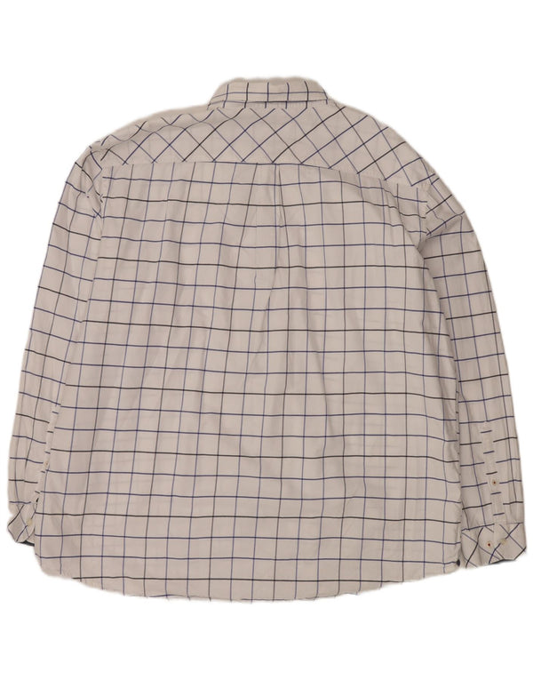 Joules Ανδρικό πουκάμισο Classic Fit 3XL White Check Cotton