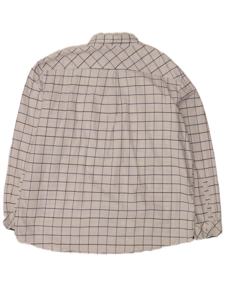 Joules Ανδρικό πουκάμισο Classic Fit 3XL White Check Cotton