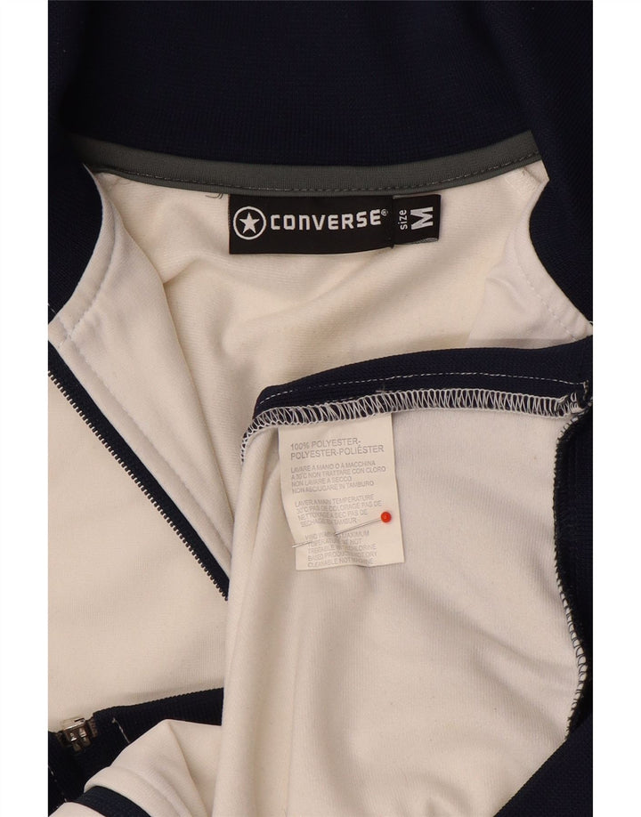 Ανδρική φόρμα Converse Graphic Top Jacket μεσαίο λευκό χρώμα