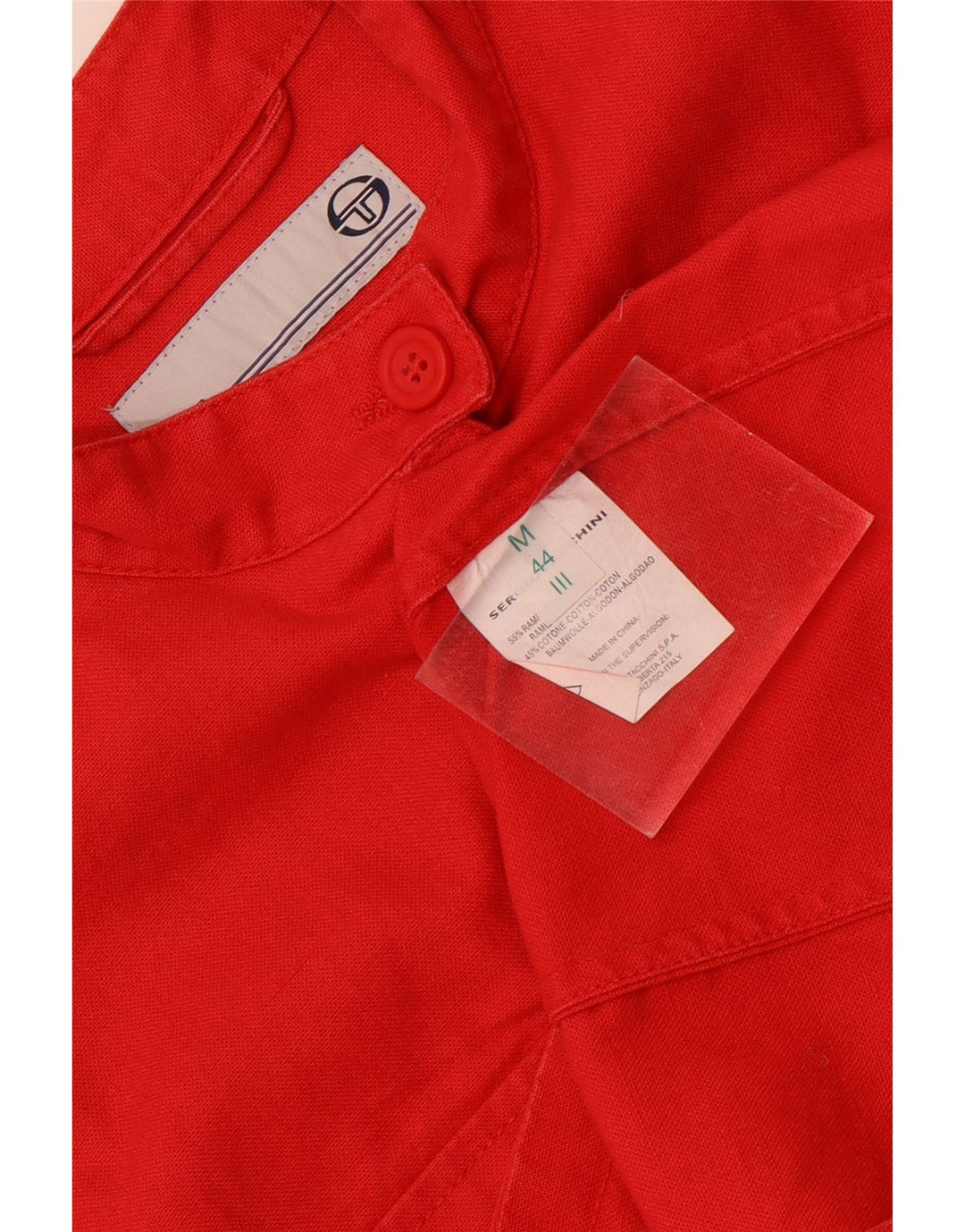 Sergio Tacchini Γυναικείο Utility Jacket IT 44 Medium Red Ramie