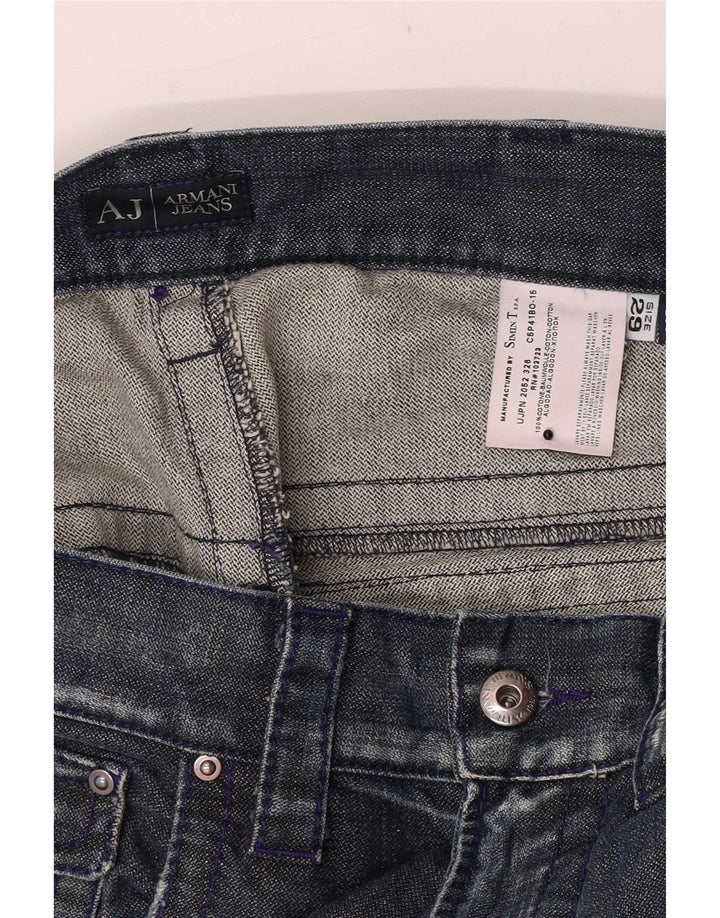 Armani Ανδρικό Bootcut Jeans W29 L30 Μπλε βαμβακερό