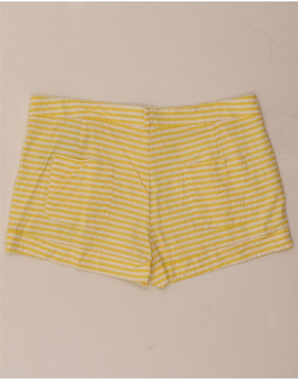 Zara Γυναικείο Hot Παντελόνι Small W26 Yellow Pinstripe Viscose