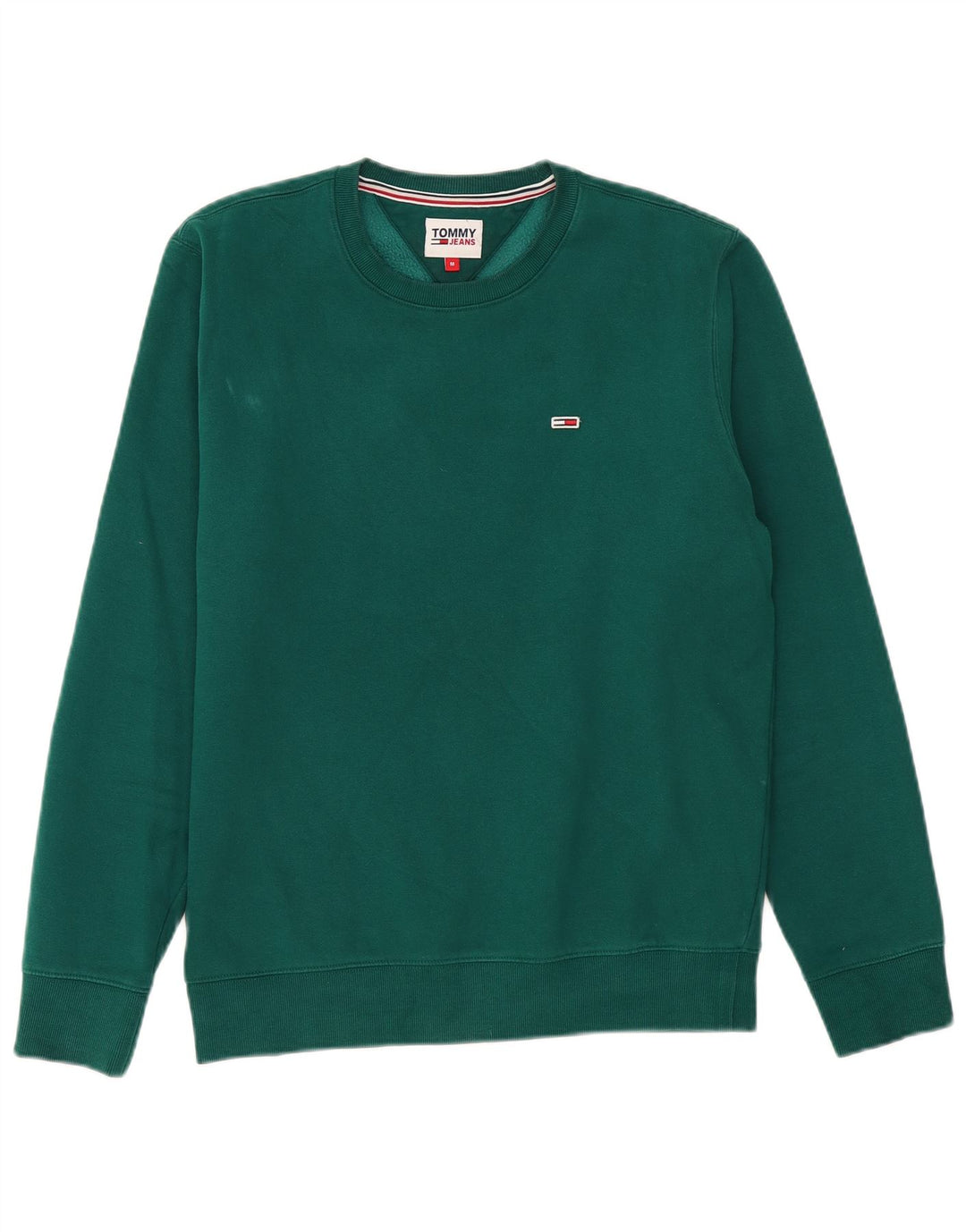 Ανδρικό φούτερ Tommy Hilfiger Jumper Μεσαίο πράσινο βαμβακερό