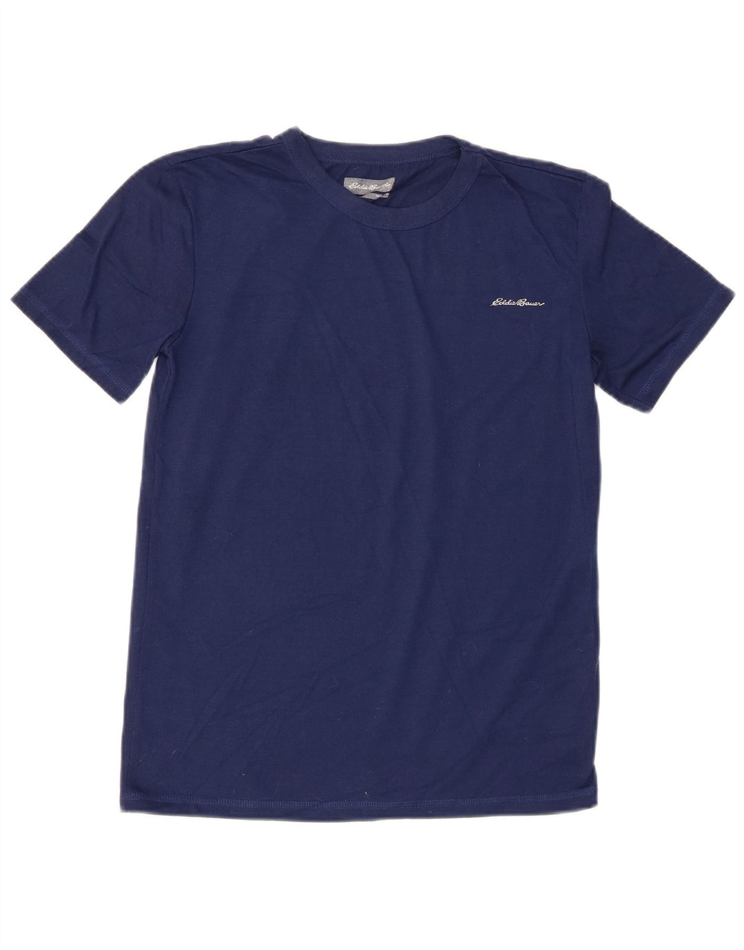 Eddie Bauer Boys T-Shirt Top 14-15 Years Large Navy Blue Polyester