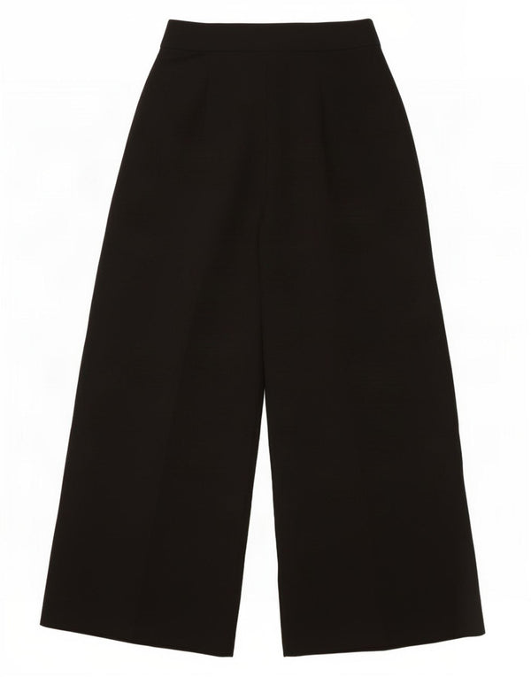Topshop γυναικείο ψηλόμεσο παντελόνι Capri UK 6 XS W26 L22 μαύρο