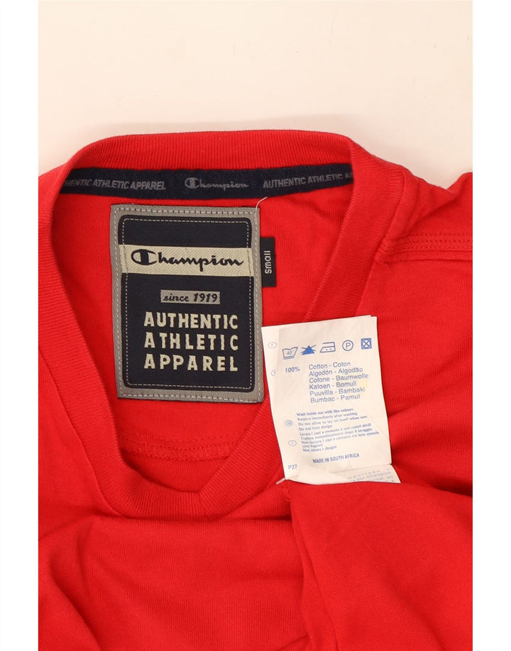 Ανδρικό T-Shirt Champion Top Μικρό κόκκινο βαμβακερό