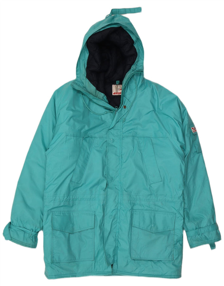 J Jeantex Ανδρικό μπουφάν Parka με κουκούλα IT 52 XL Blue Polyamide