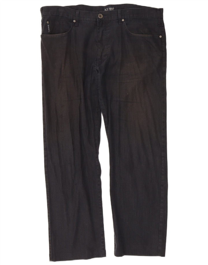 Armani Ανδρικό ίσιο casual παντελόνι W42 L30 μαύρο