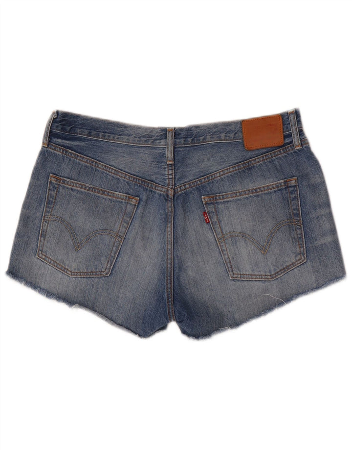 Γυναικείο τζιν σορτς Levi's 501 W32 μεγάλο μπλε βαμβακερό