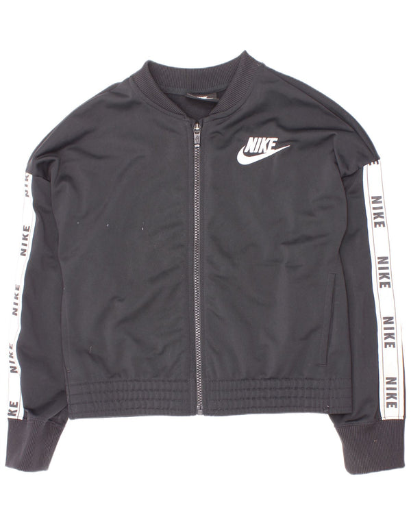 Κορίτσια αθλητική φόρμα Nike Top Jacket 10-11 Years Medium Black Colourblock