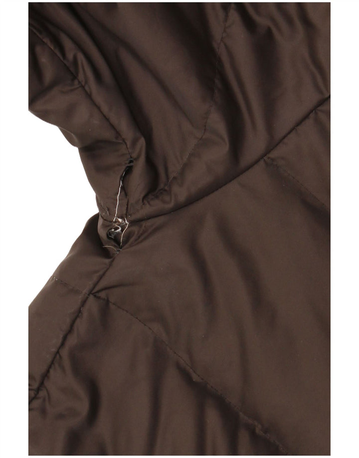 Alberto Aspesi Γυναικείο μπουφάν UK 16 Large Brown Nylon