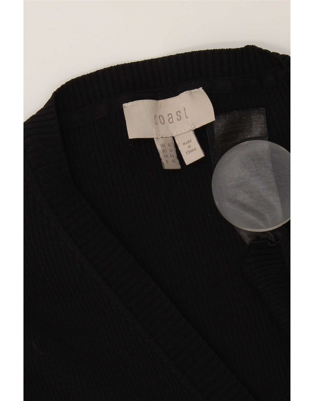 Γυναικείο φόρεμα Coast Jumper UK 16 μεγάλο μαύρο νάιλον