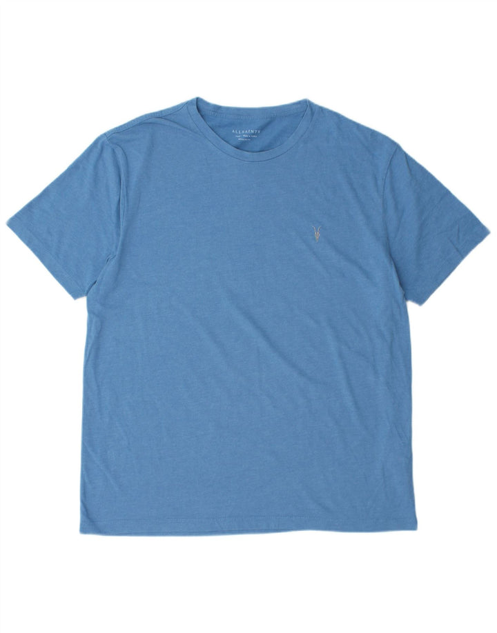 Ανδρικό μπλουζάκι All Saints Regular Fit Top μεγάλο μπλε βαμβακερό