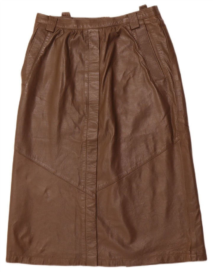 BARDEHLE Γυναικεία Δερμάτινη Φούστα EU 40 Medium W28 Καφέ