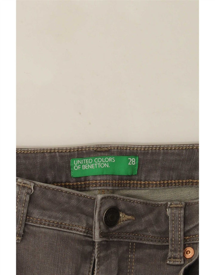 Γυναικείο Skinny Bootcut τζιν Benetton W28 L33 Γκρι