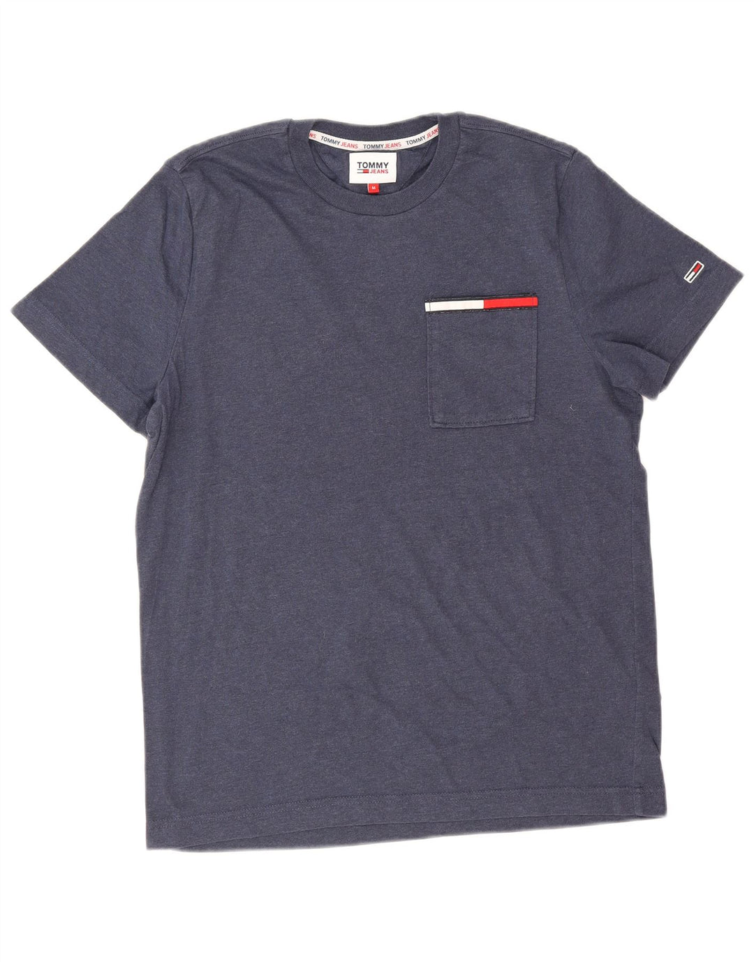 Ανδρικό T-Shirt Tommy Hilfiger Τοπ μεσαίου μπλε βαμβακερό
