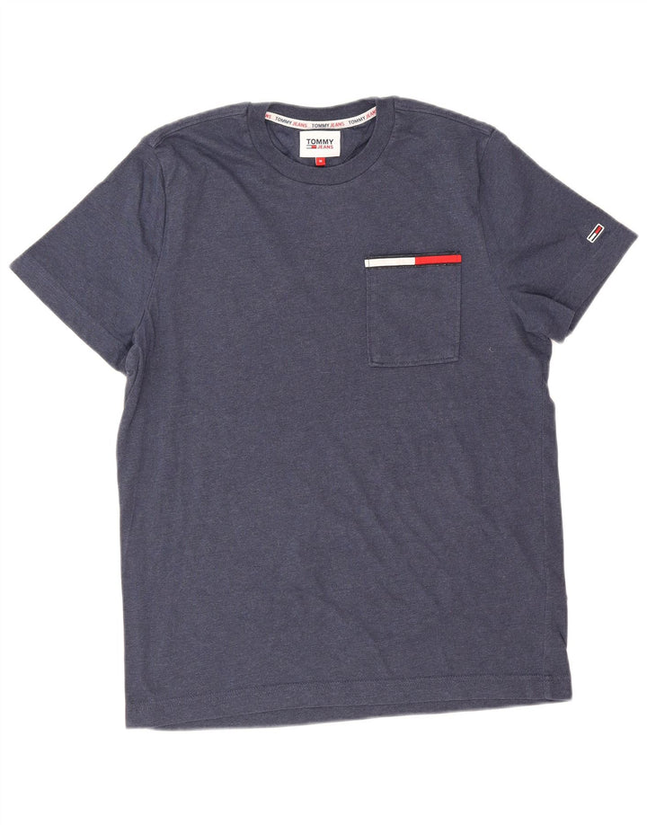 Ανδρικό T-Shirt Tommy Hilfiger Τοπ μεσαίου μπλε βαμβακερό