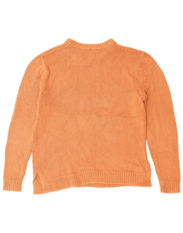 Γυναικείο πουλόβερ O'Neill Crew Neck Jumper UK 14 Μεσαίο πορτοκαλί βαμβακερό