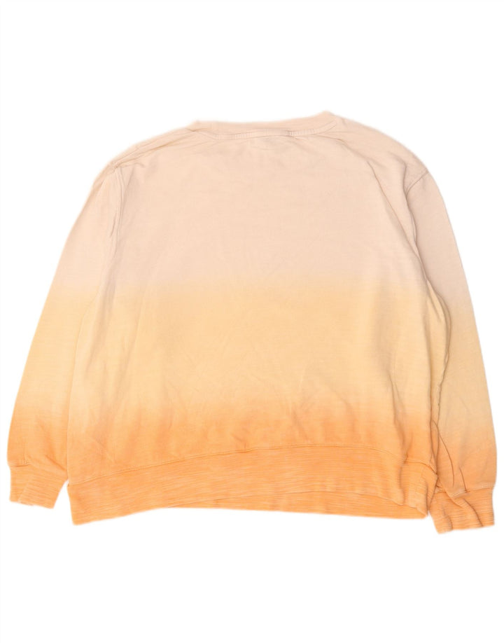Marks & Spencer Γυναικεία φούτερ Jumper UK 16 Large Beige Tie Dye