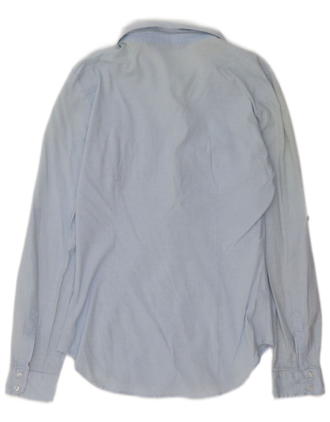 Zara Γυναικείο πουλόβερ πουκάμισο UK 10 Small Blue