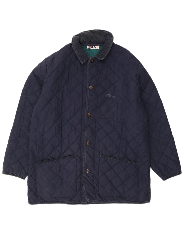 Fila Ανδρικό καπιτονέ μπουφάν IT 56 3XL Navy Blue