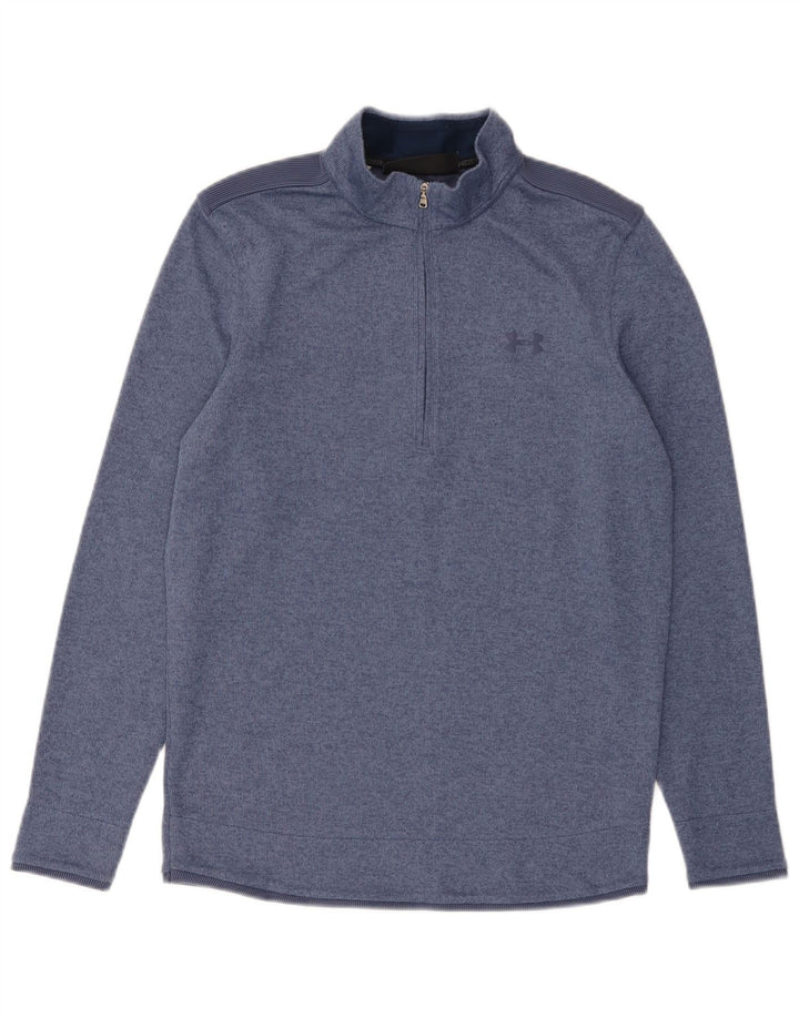 Ανδρική φόρμα πουλόβερ με φερμουάρ Under Armour Top Small Blue