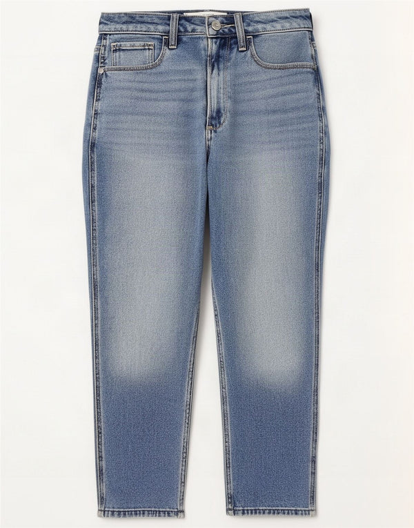 Hollister Womens Mom Ultra ψηλό κωνικό τζιν W26 L25 μπλε βαμβακερό