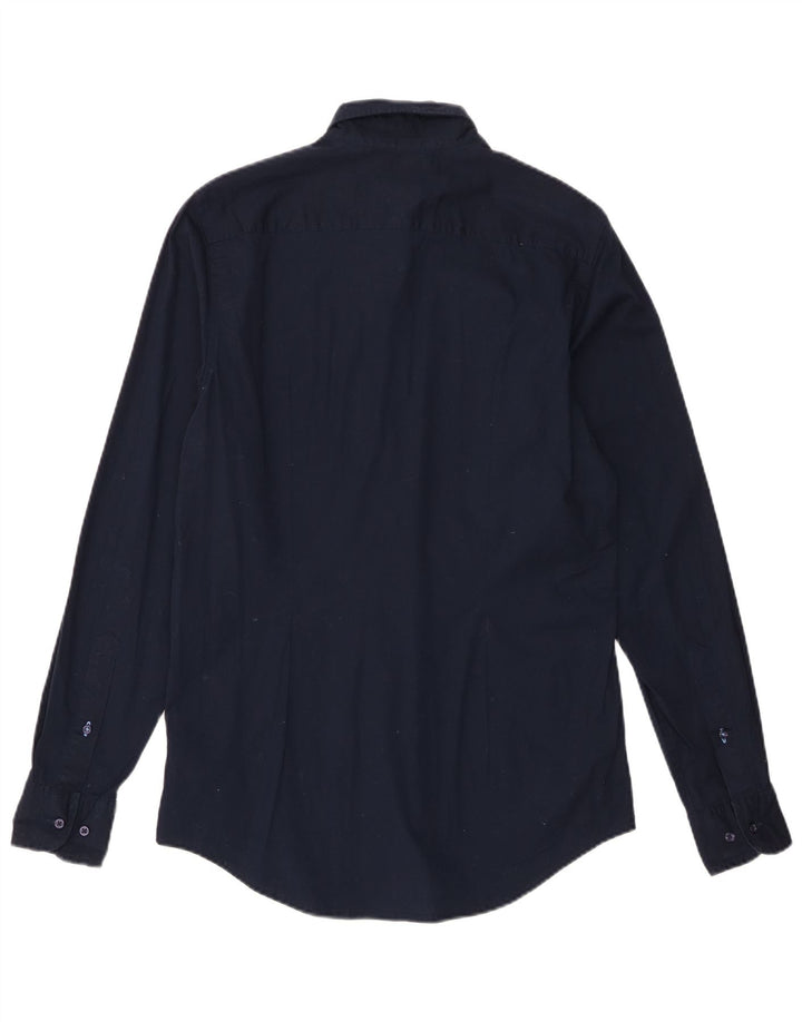 Ανδρικό πουκάμισο Tommy Hilfiger Slim Fit Βαμβακερό μεσαίο ναυτικό