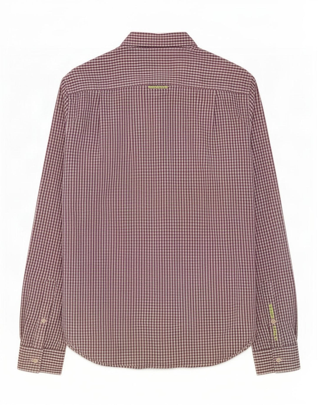 Ανδρικό πουκάμισο Superdry Small Purple Gingham Cotton