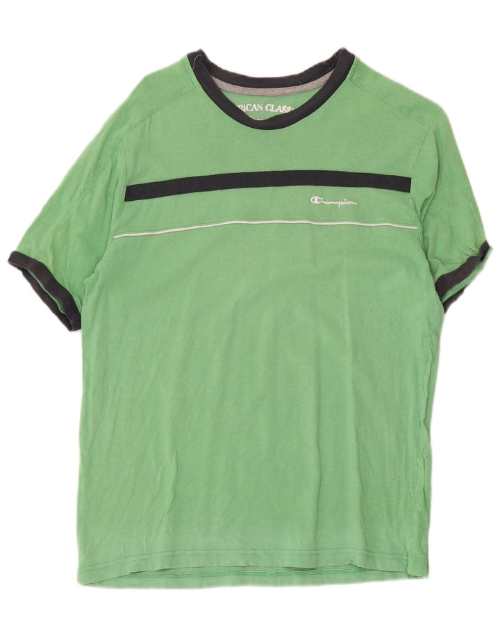 Ανδρικό T-Shirt Champion Top Medium Green Colourblock