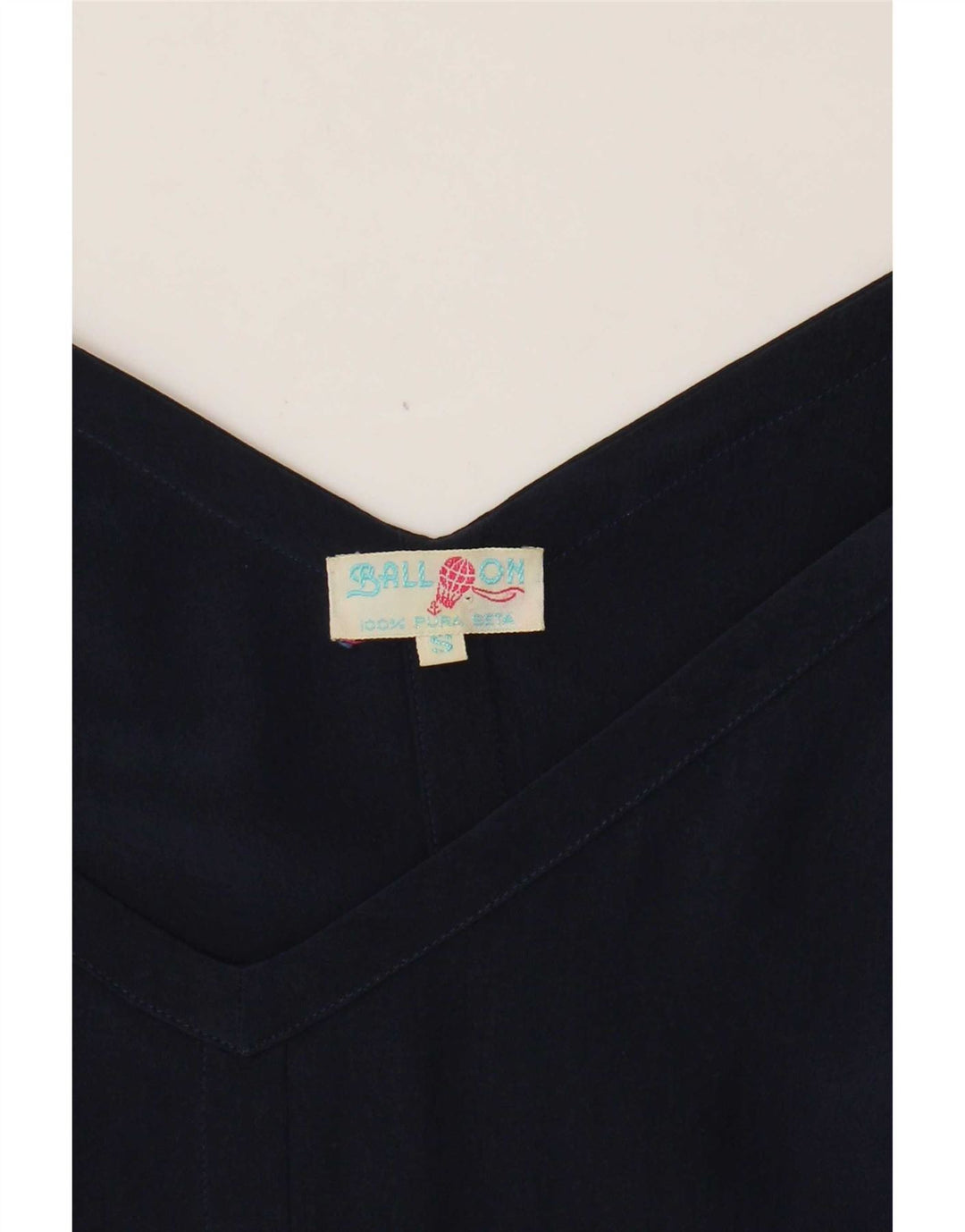 Μπάλα σε γυναικείο γιλέκο UK 10 Small Navy Blue Silk