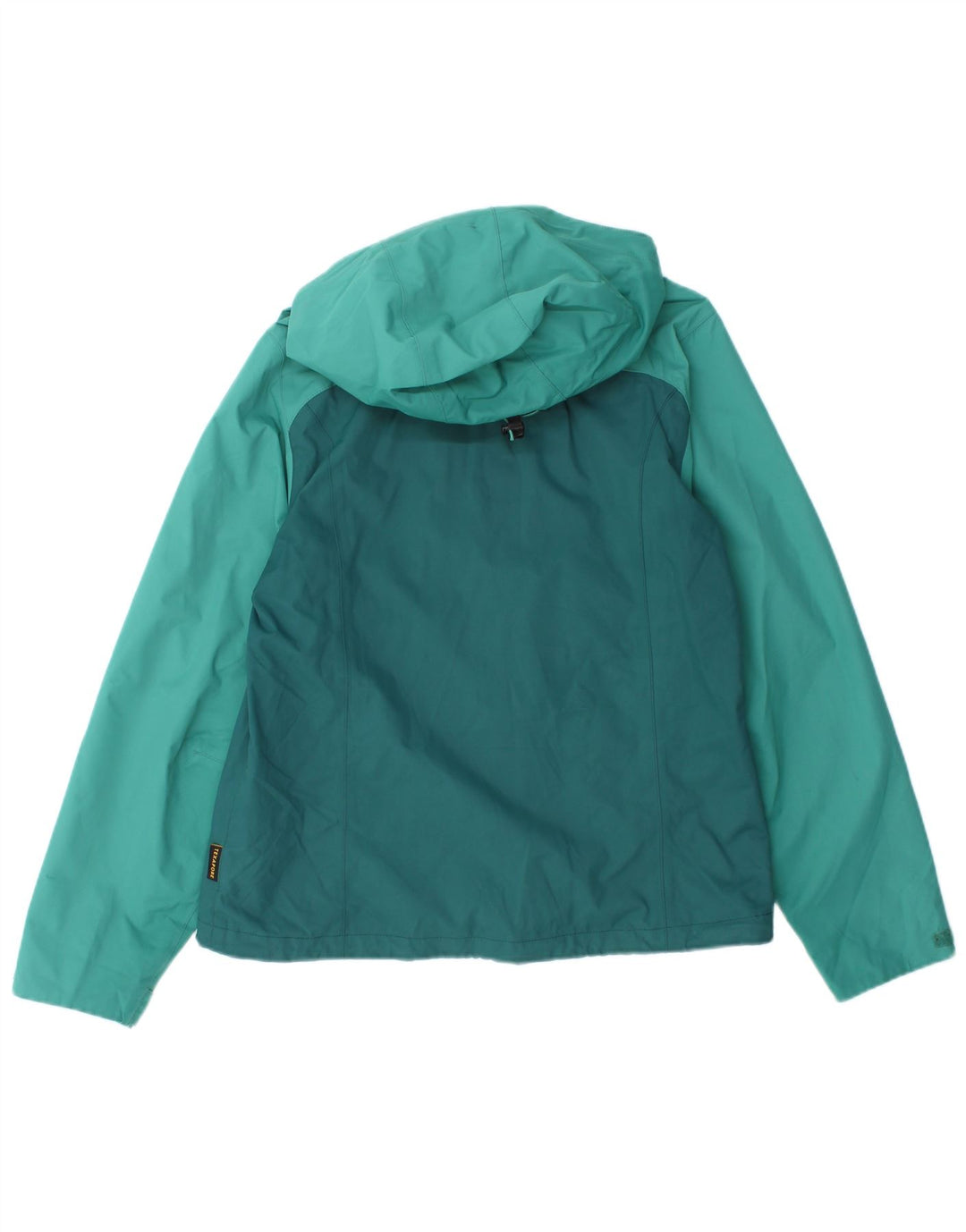 Jack Wolfskin γυναικείο μπουφάν βροχής με κουκούλα UK 10 Small Turquoise Colourblock