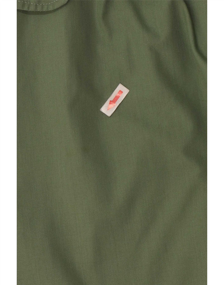 Vintage γυναικεία φούστα σε γραμμή A Small W26 Green Polyester