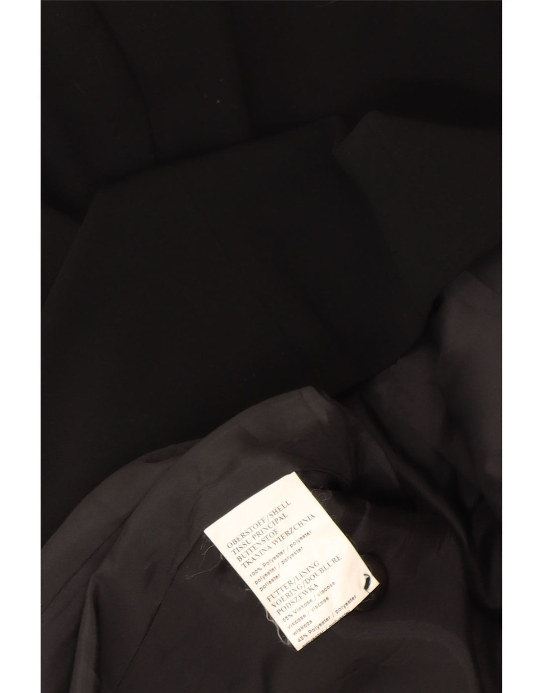 Marcona Γυναικείο μπουφάν blazer UK 16 μεγάλου μαύρου πολυεστέρα