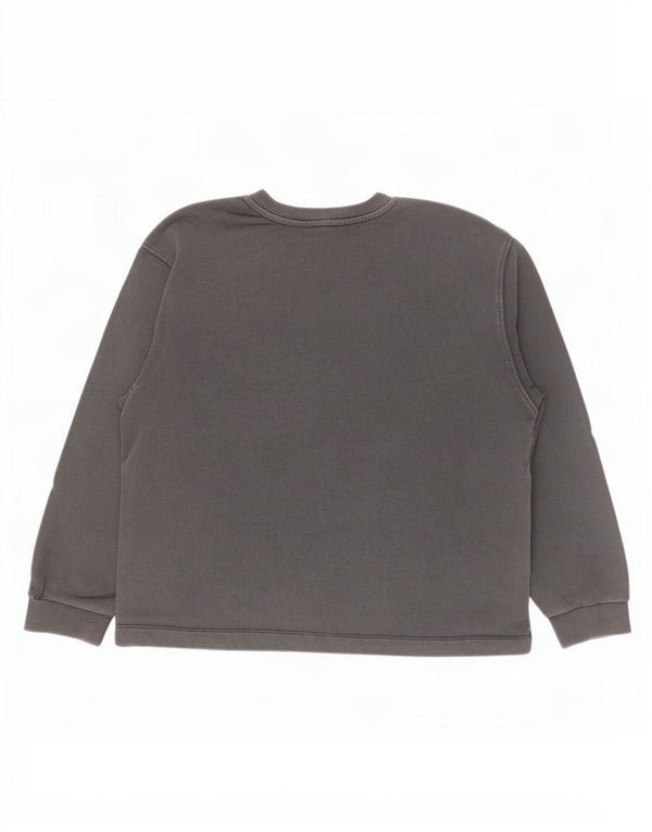 Zara Γυναικεία Φούτερ με γραφικά υπερμεγέθη Jumper UK 14 Medium Grey