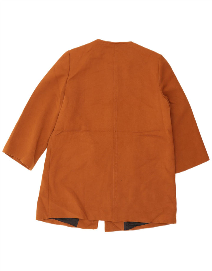 Zara Γυναικείο Πανωφόρι UK 18 XL Καφέ Πολυεστέρας