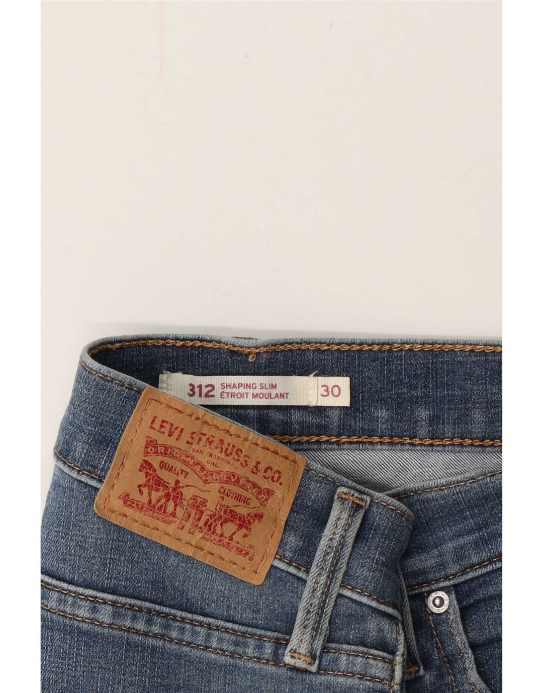 Levi's Womens 312 Shaping Slim Jeans W30 L29 Blue