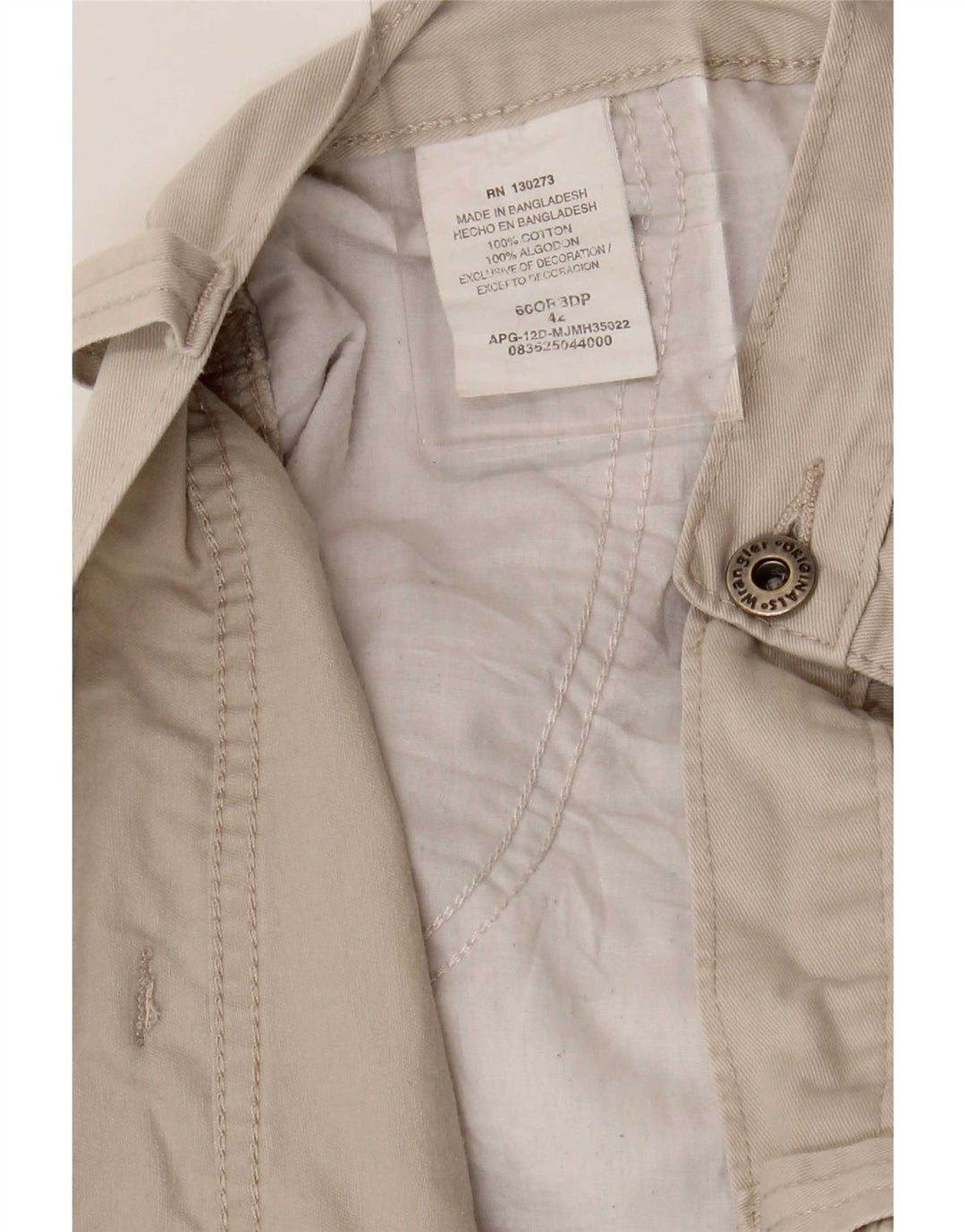 Ανδρικό σορτς Cargo Wrangler W42 2XL Μπεζ βαμβακερό