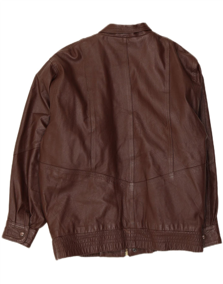 Vintage Ανδρικό Δερμάτινο Μπουφάν UK 42 XL Καφέ