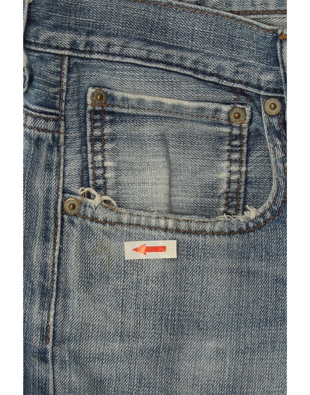 Ανδρικό τζιν LEVI'S ίσιο W32 L26 Μπλε βαμβακερό