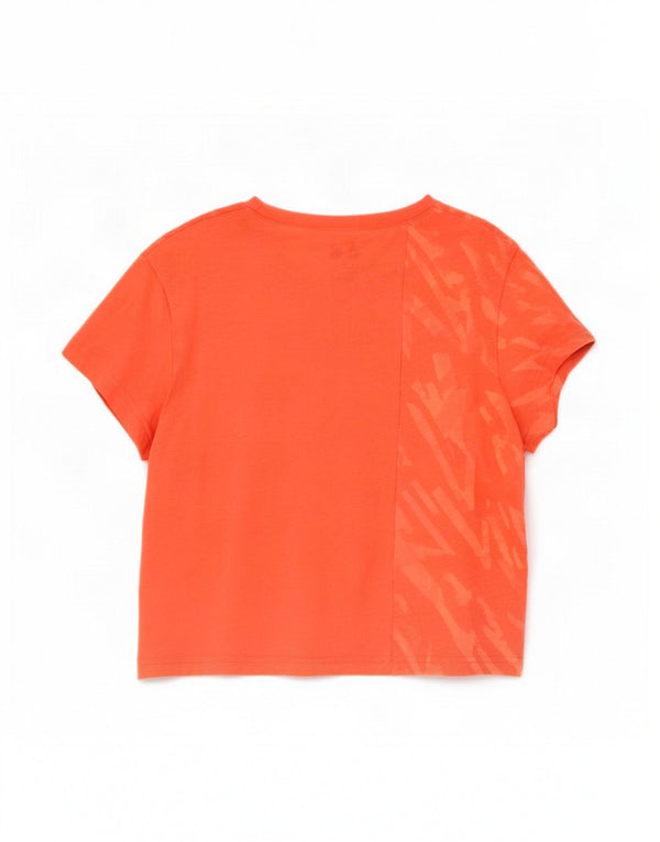 Γυναικείο T-Shirt Adidas Cross Fit Crop Top UK 8/10 Small Orange